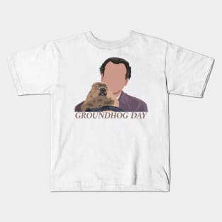 Minimalist - Groudhog day Driving Kids T-Shirt